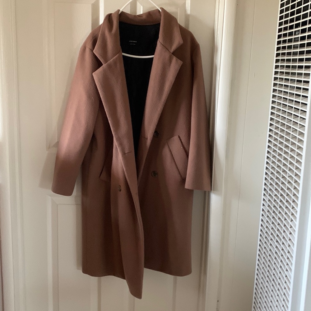 Brown londonbus knee length coat